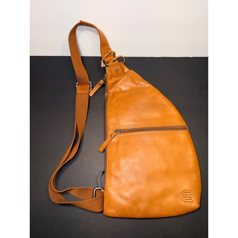 Spikes & Sparrow Brandy Leather Sling Bag Crossbody